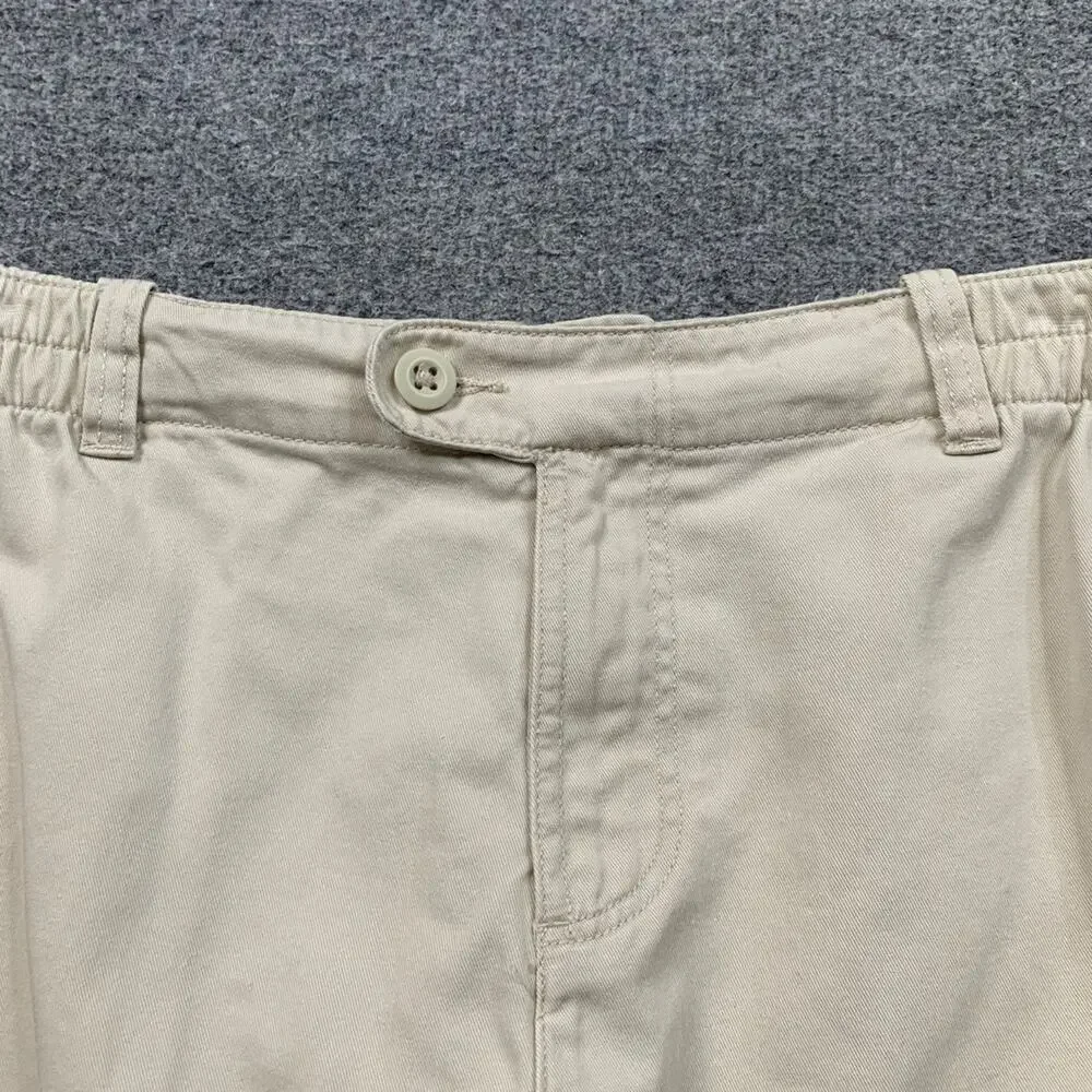 Polo Ralph Lauren Shorts Boys 16 Khaki Cotton 10 Inch Embroidered Classic Chino